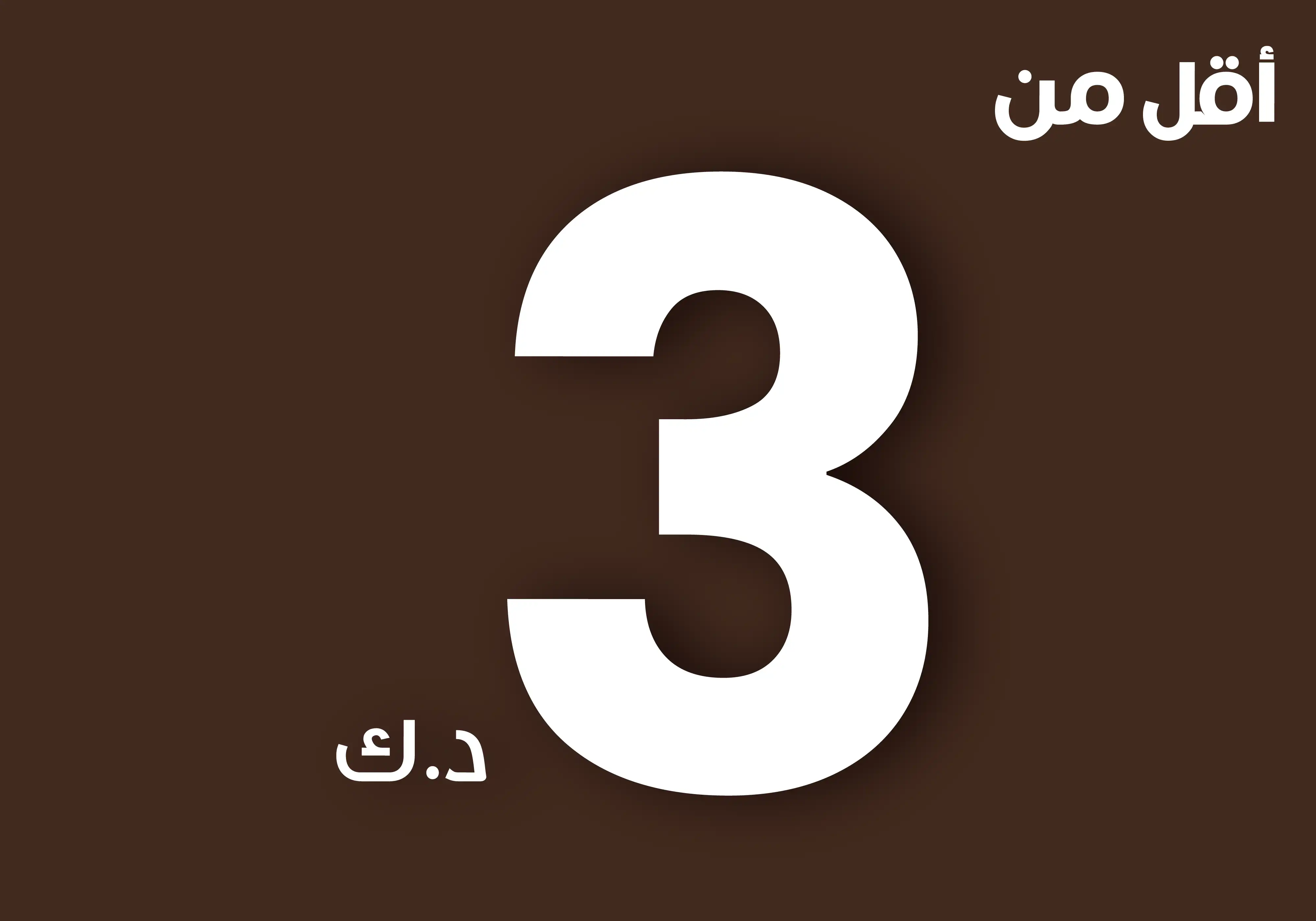 Below 3KD